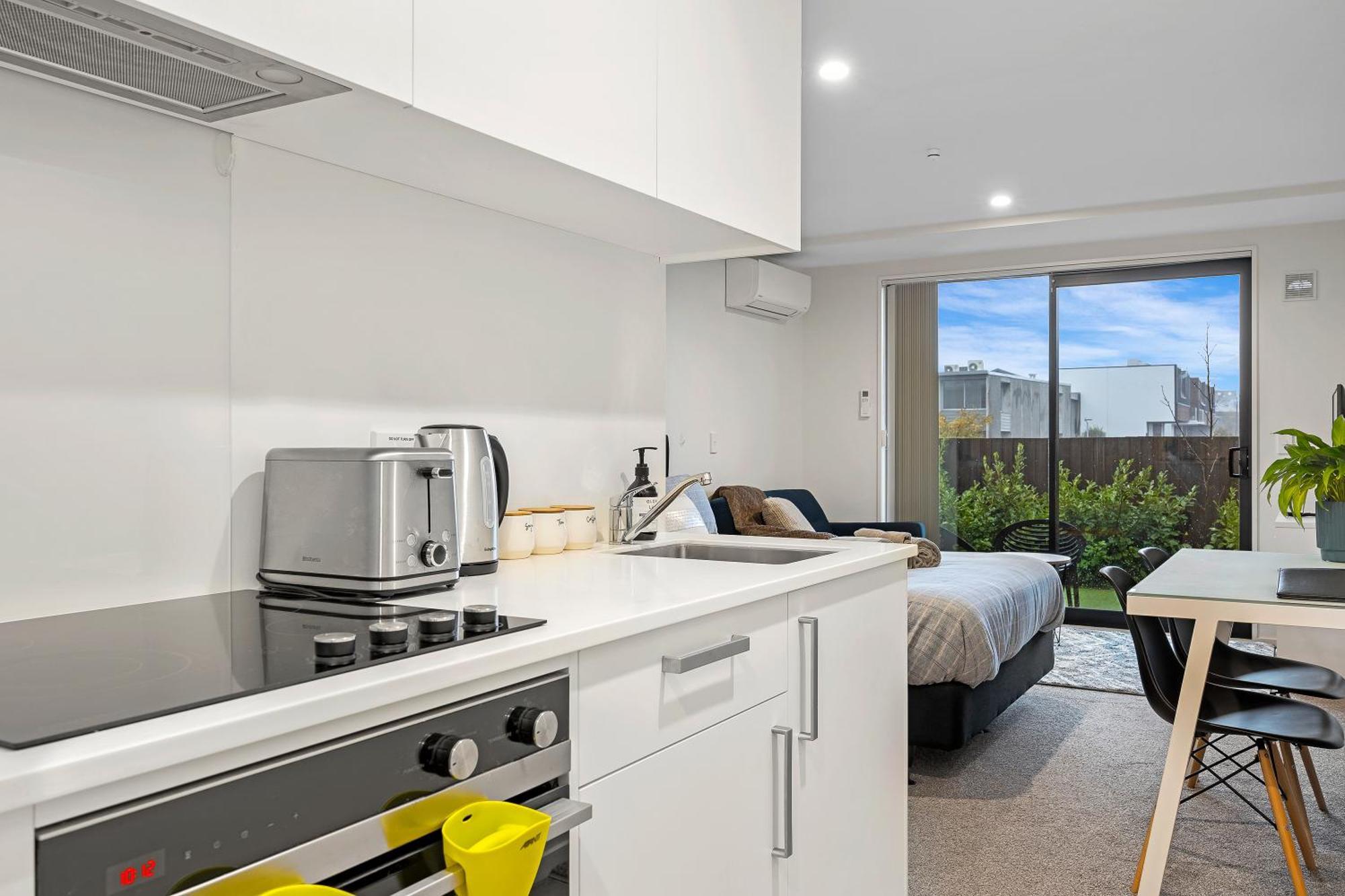 Citypad Studio Apartment Christchurch Exteriör bild